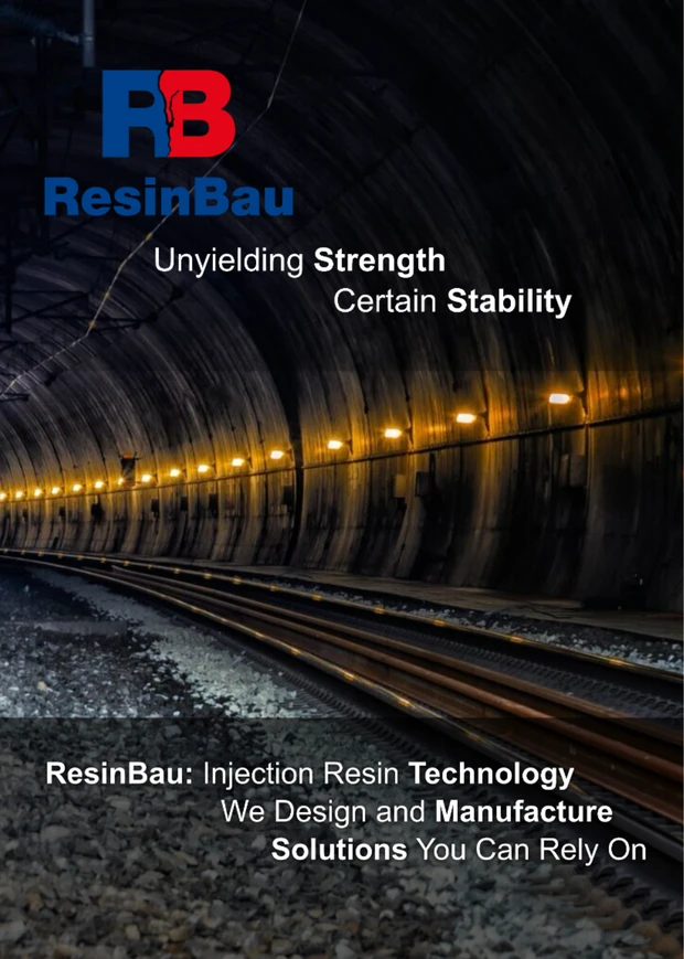 Omslag van de ResinBau-catalogus